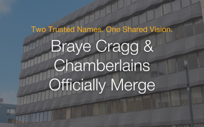 Braye Cragg Solicitors Officially Merges with Chamberlains Law Firm